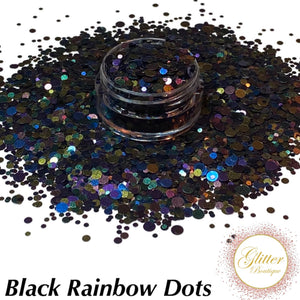 Black Rainbow Dots