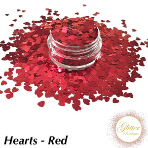 Hearts - Red