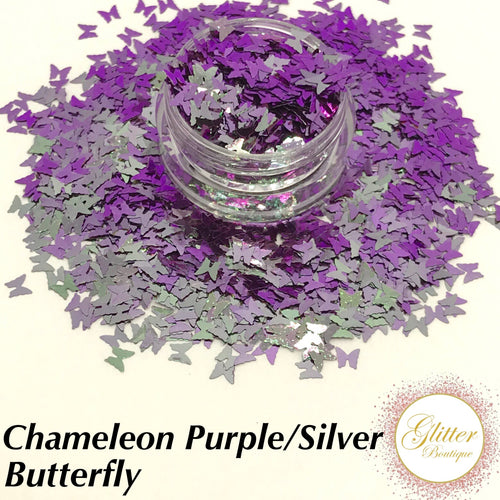 Chameleon Purple/Silver Butterfly