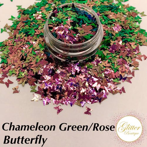 Chameleon Green/Rose Butterfly