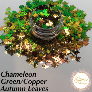Chameleon Green/Copper Autumn Leaves
