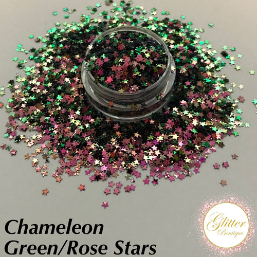 Chameleon Green/Rose Stars