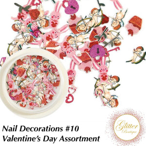 Nail Decorations #10 - Valentine’s Day Assortment