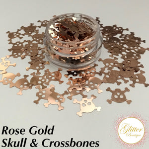 Skull & Crossbones - Rose Gold