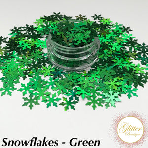 Snowflakes - Green