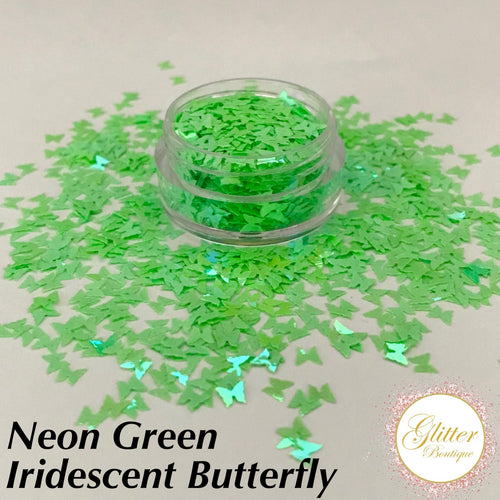 Butterfly - Iridescent Neon Green