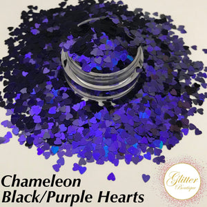 Chameleon Black/Purple Hearts