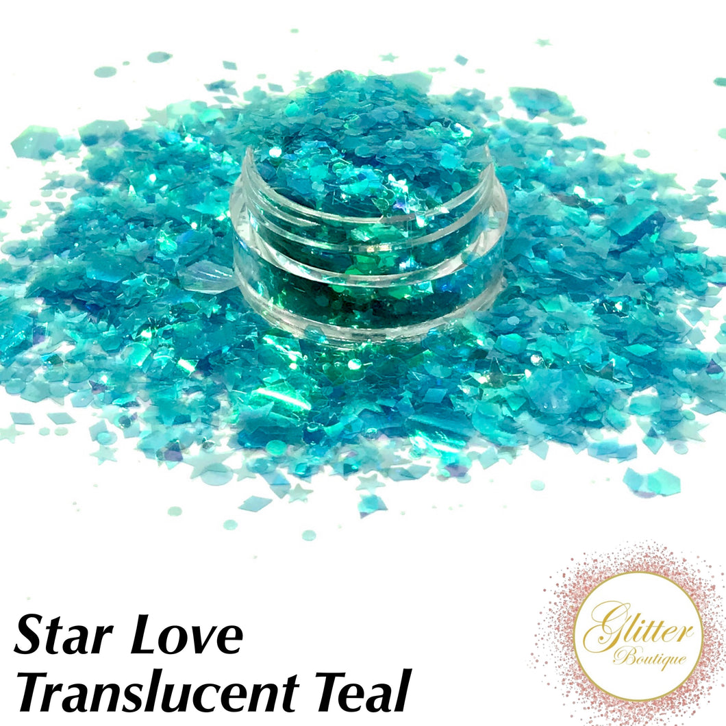 Star Love - Translucent Teal