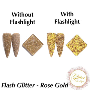 Flash Glitter - Rose Gold