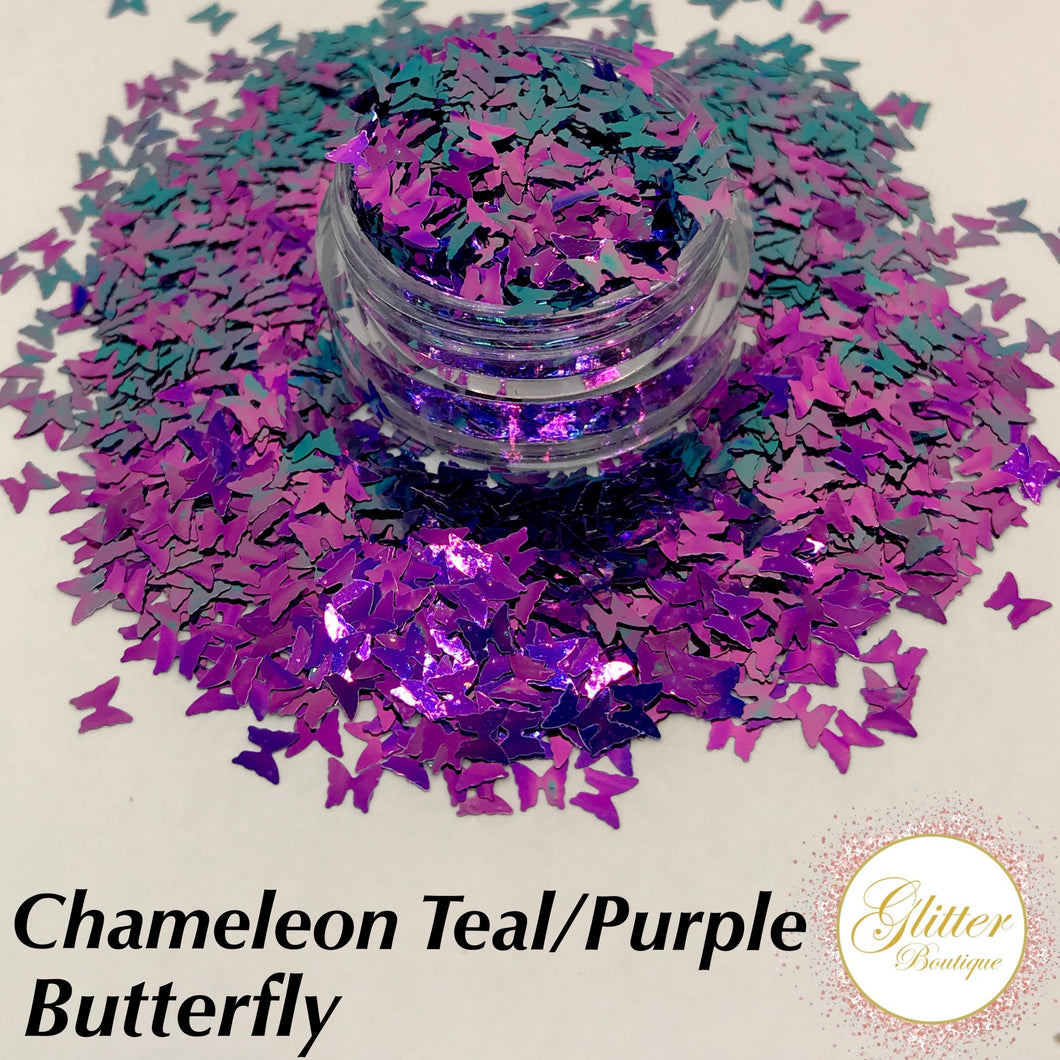 Chameleon Teal/Purple Butterfly