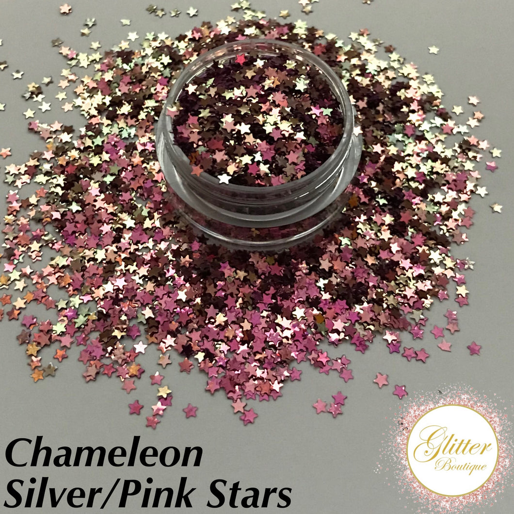 Chameleon Silver/Pink Stars