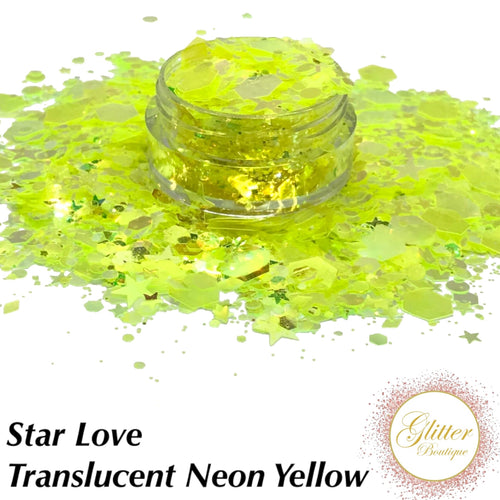 Star Love - Translucent Neon Yellow