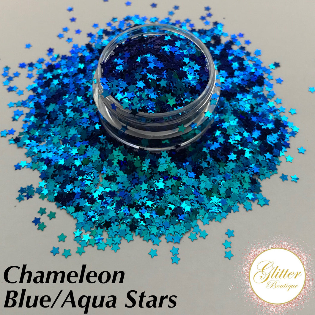 Chameleon Blue/Aqua Stars