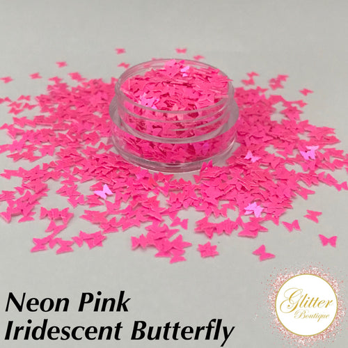 Butterfly - Iridescent Neon Pink