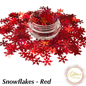 Snowflakes - Red