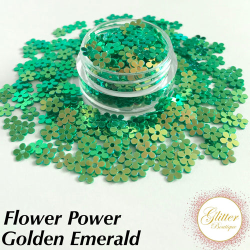 Flower Power - Golden Emerald