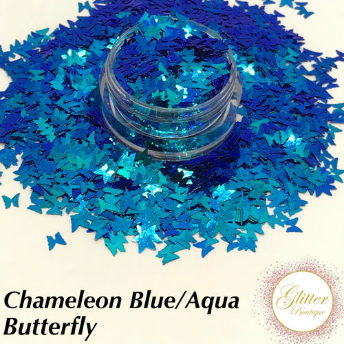 Chameleon Blue/Aqua Butterfly