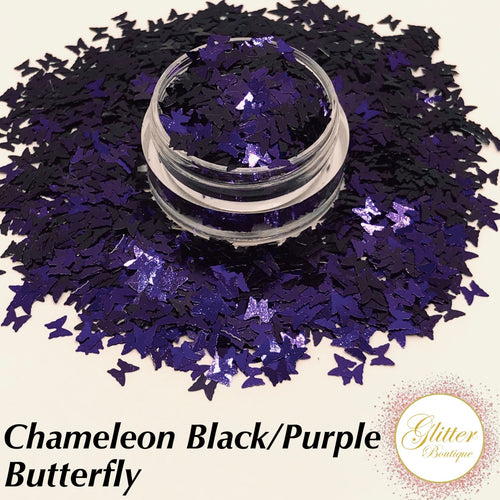 Chameleon Black/Purple Butterfly