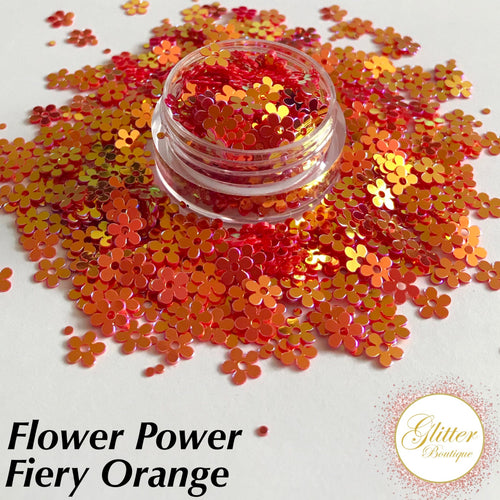 Flower Power - Fiery Orange