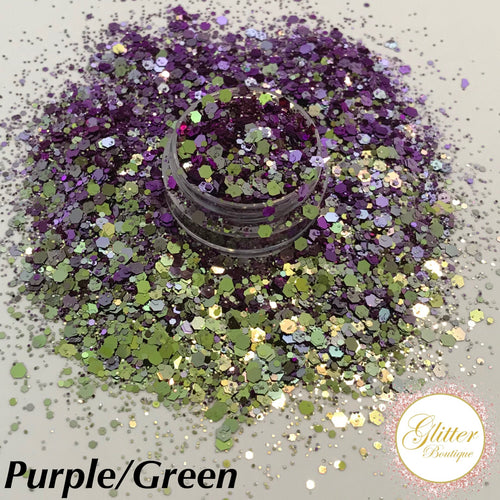 Chameleon Purple/Green Hexagon
